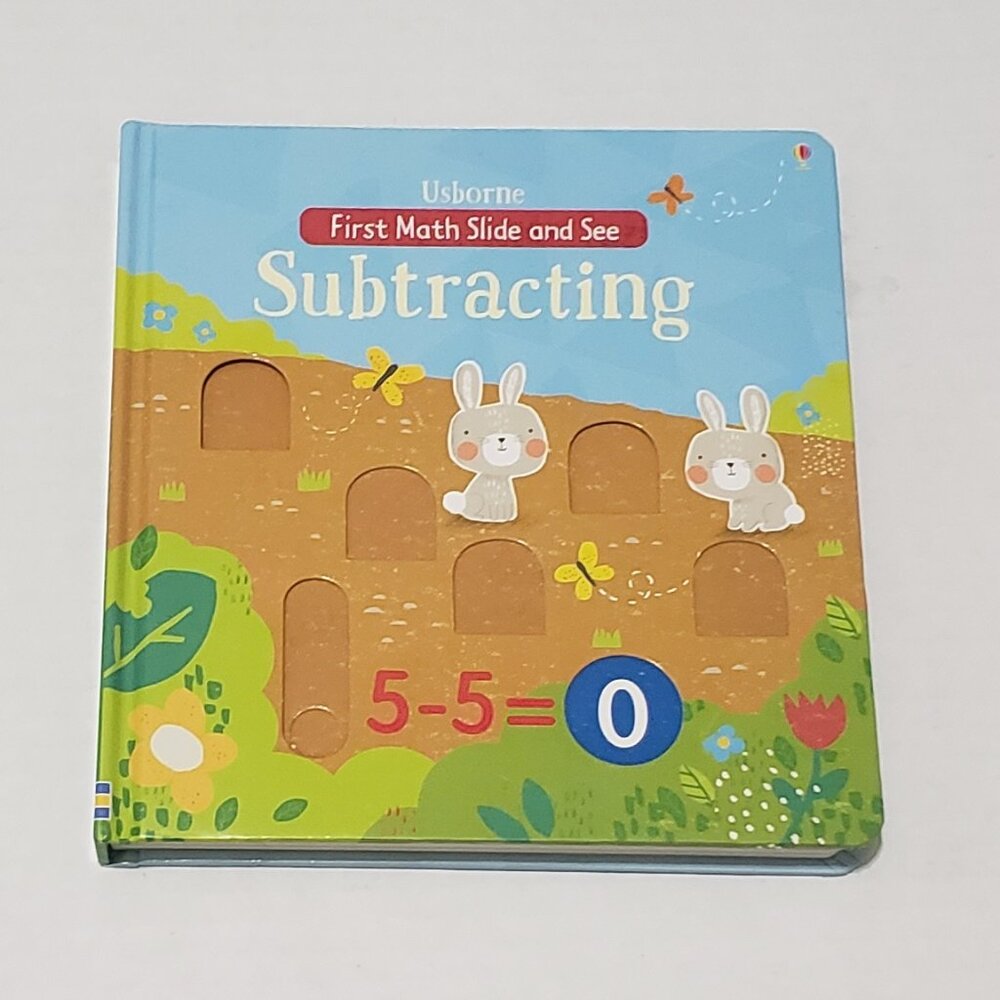 Usborne First Math Slide and See Subtracting Book